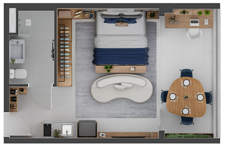 Apartamento à venda com 40m², 0 quartos sem vaga - 17