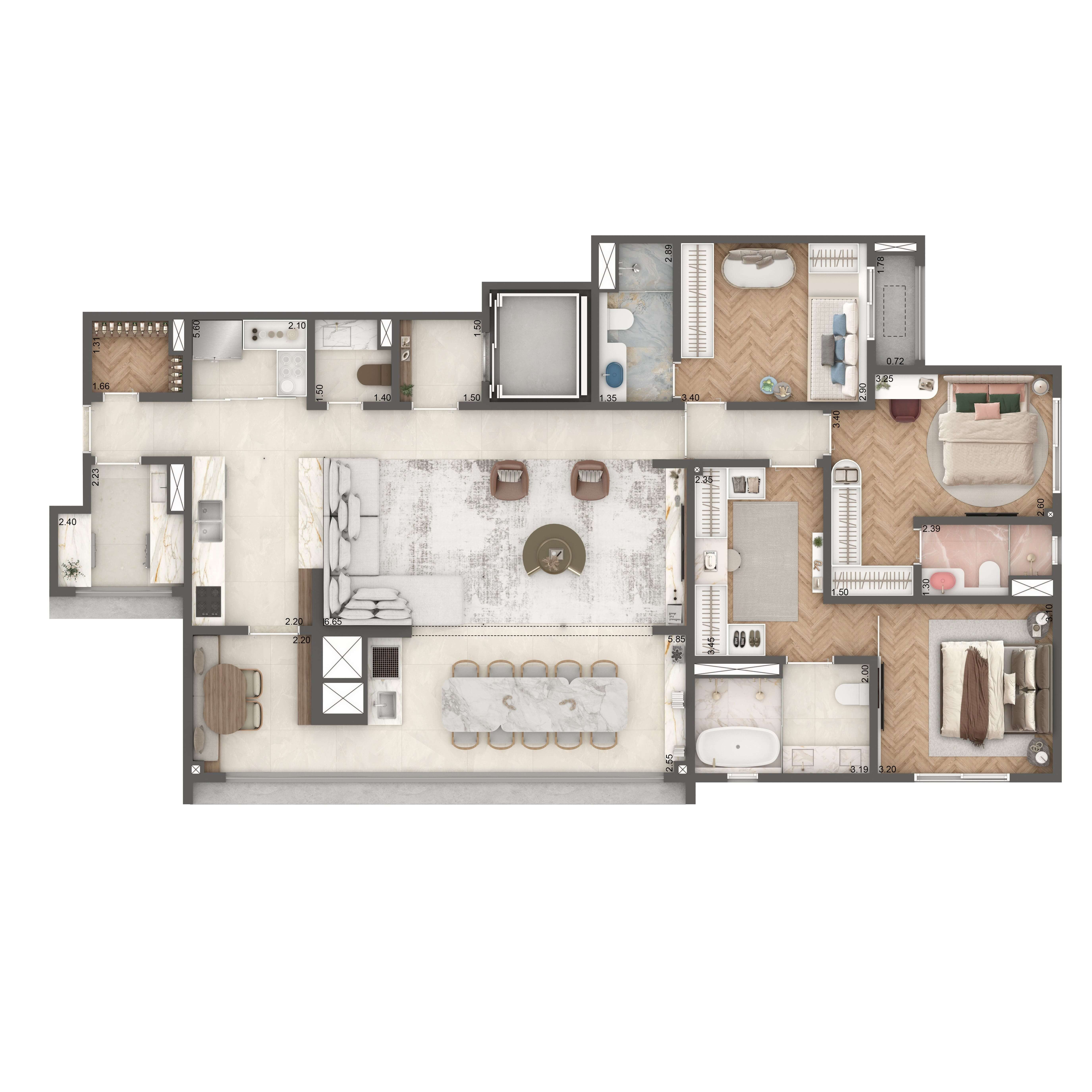 Apartamento à venda com 149m², 3 quartos com vaga - 11