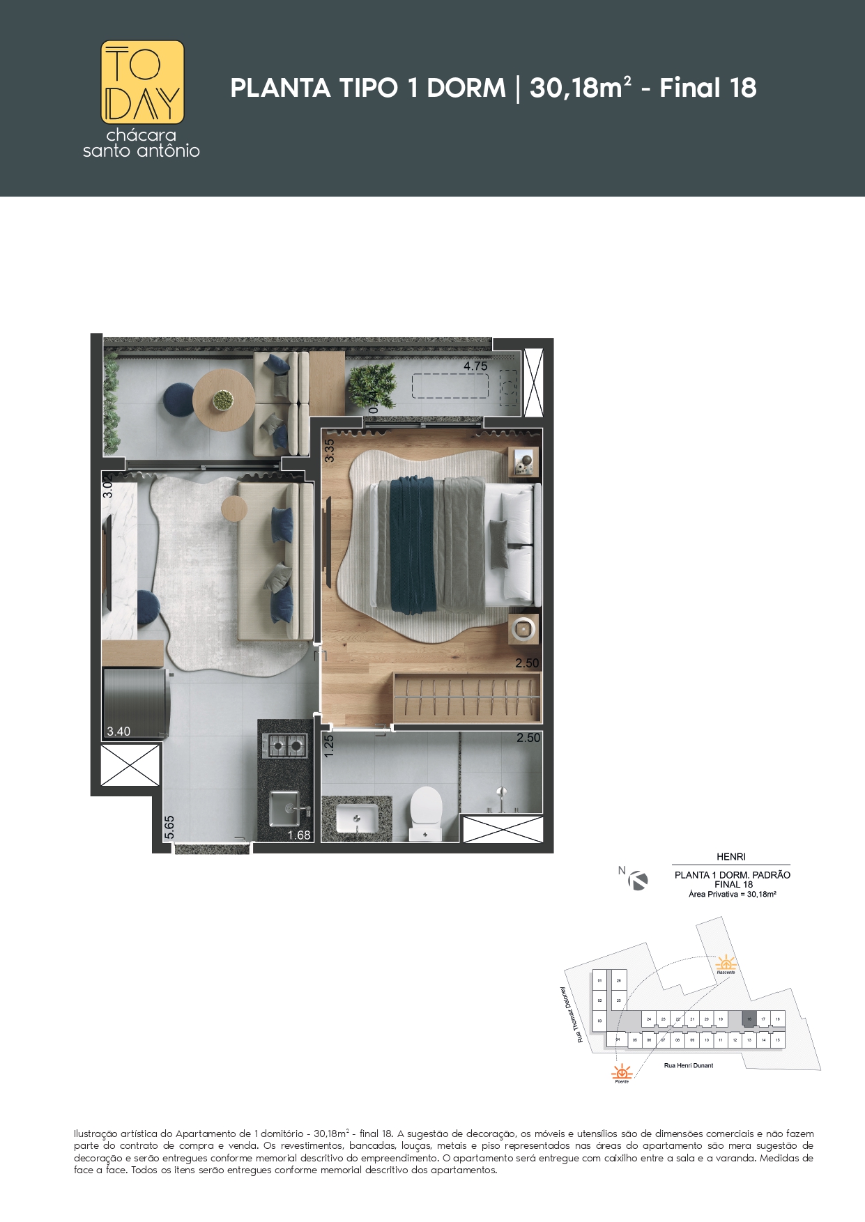 Apartamento à venda com 30m², 1 quarto sem vaga - 24