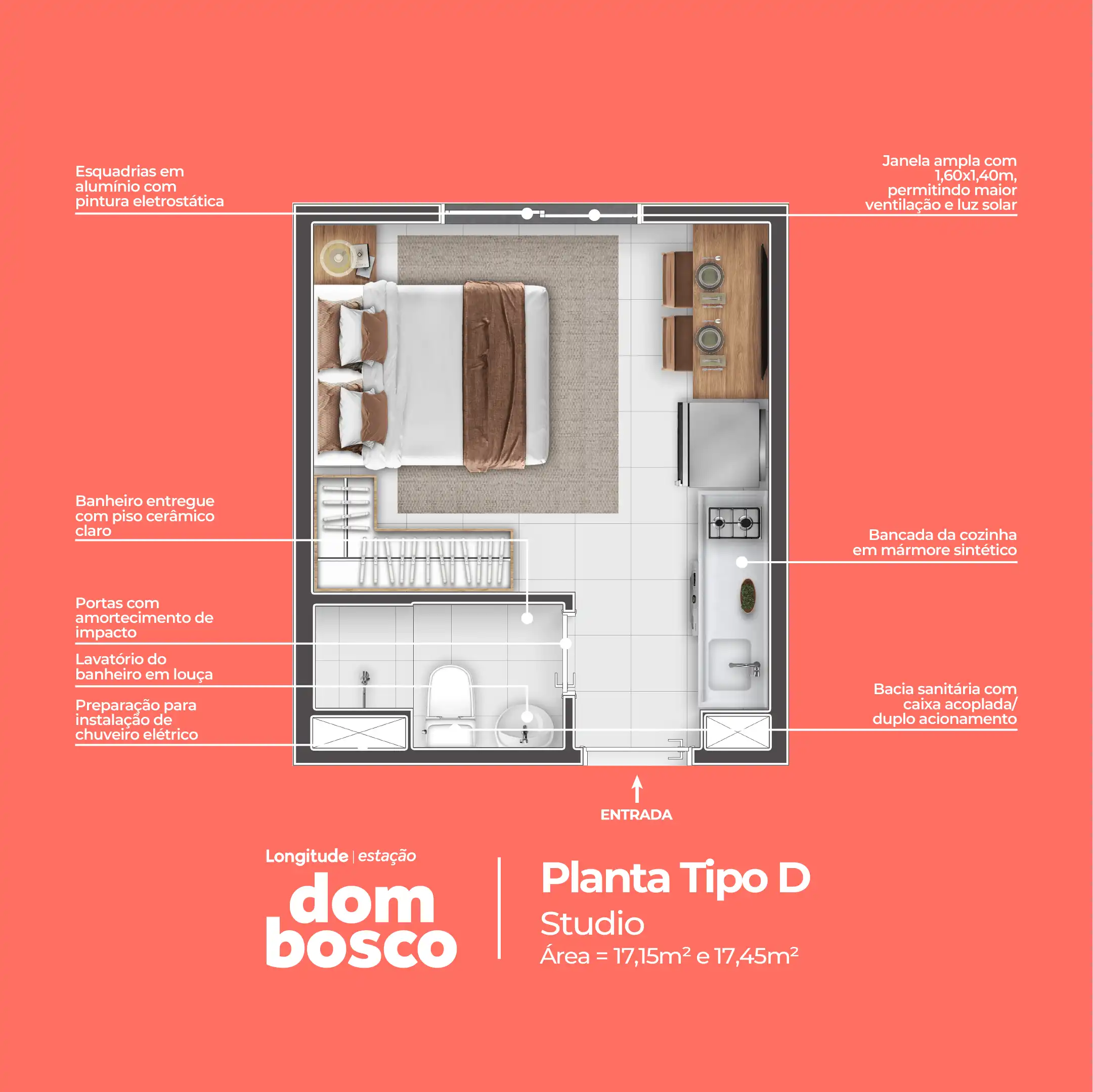 Studio à venda com 17m², 0 quartos sem vaga - 16