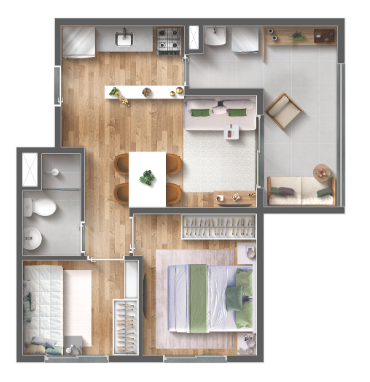 Apartamento à venda com 43m², 2 quartos sem vaga - 38