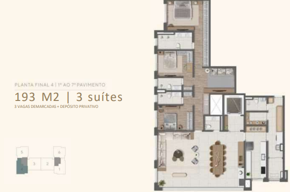 Apartamento à venda com 193m², 3 quartos com vaga - 26