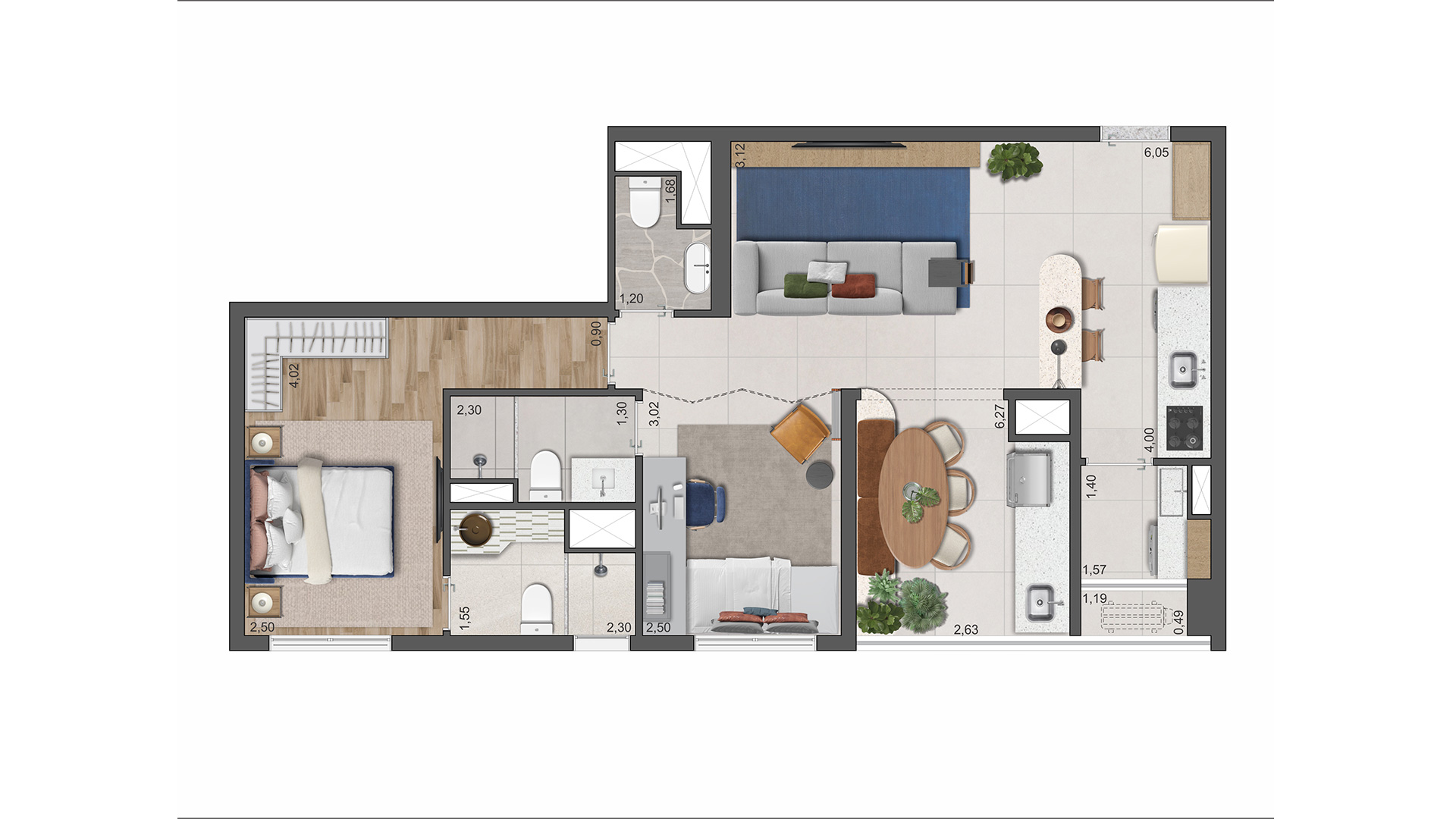 Apartamento à venda com 71m², 2 quartos com vaga - 20