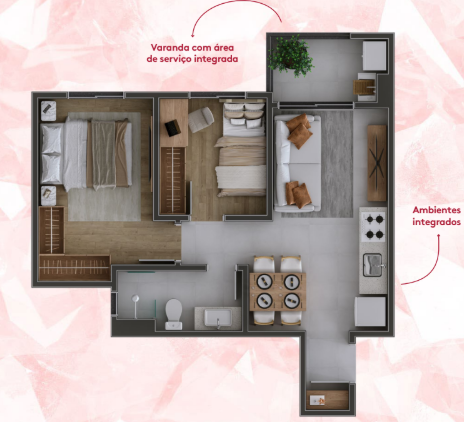 Apartamento à venda com 42m², 2 quartos com vaga - 12