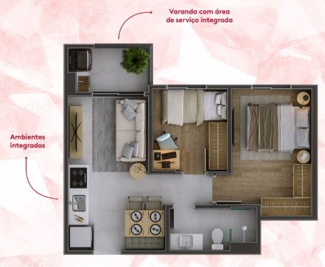 Apartamento à venda com 40m², 2 quartos com vaga - 12