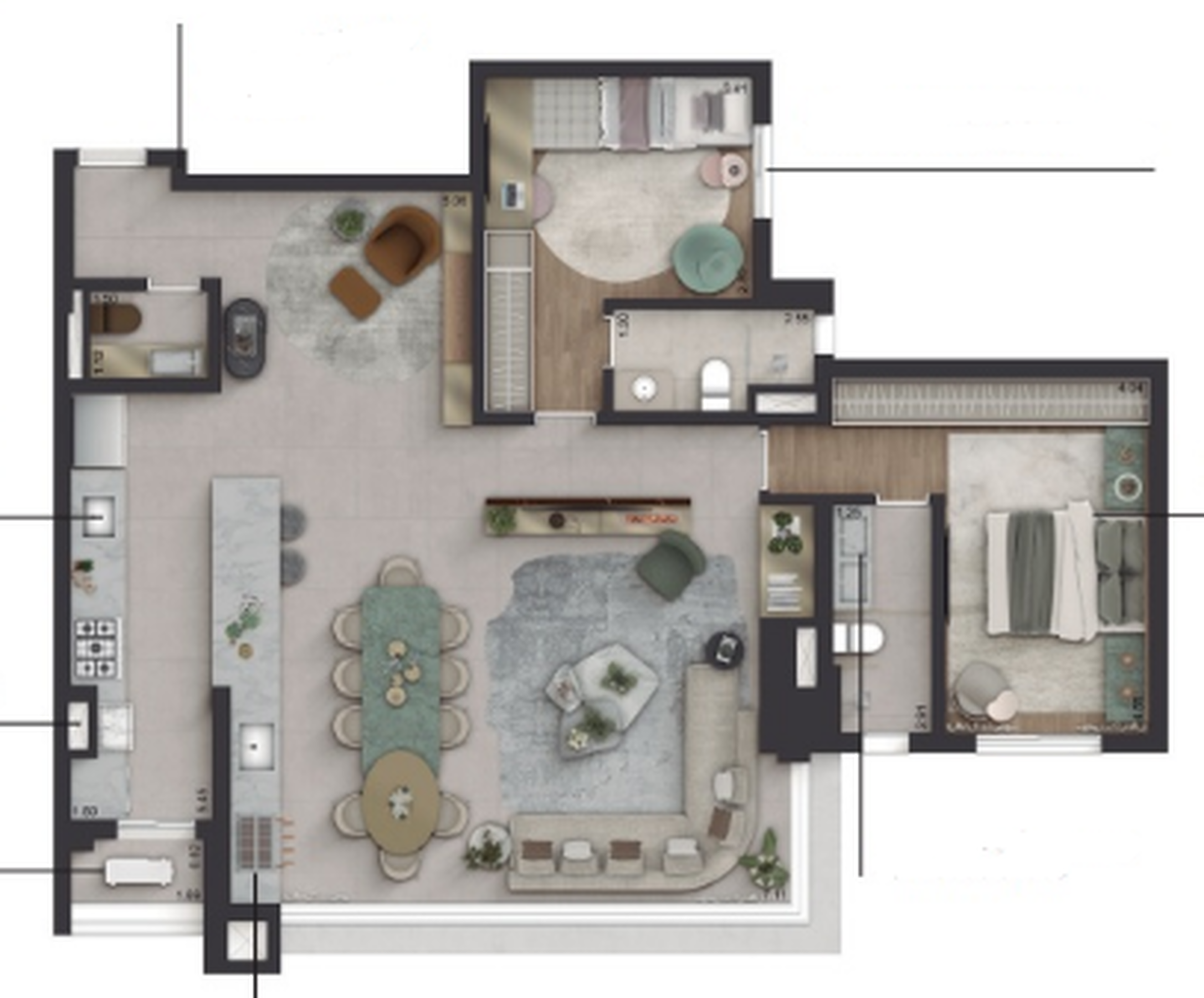 Apartamento à venda com 120m², 3 quartos com vaga - 27