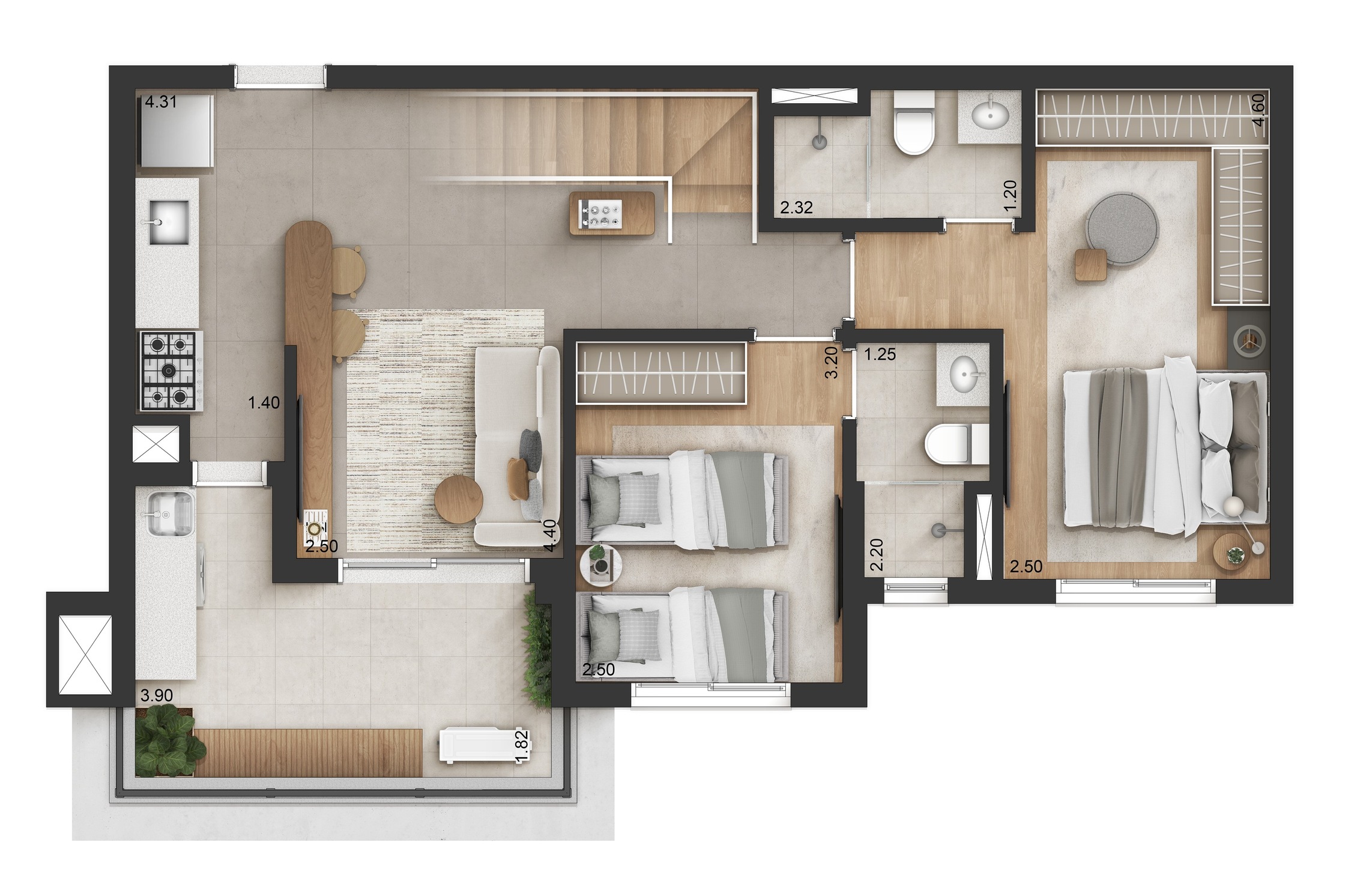 Apartamento à venda com 116m², 2 quartos com vaga - 26