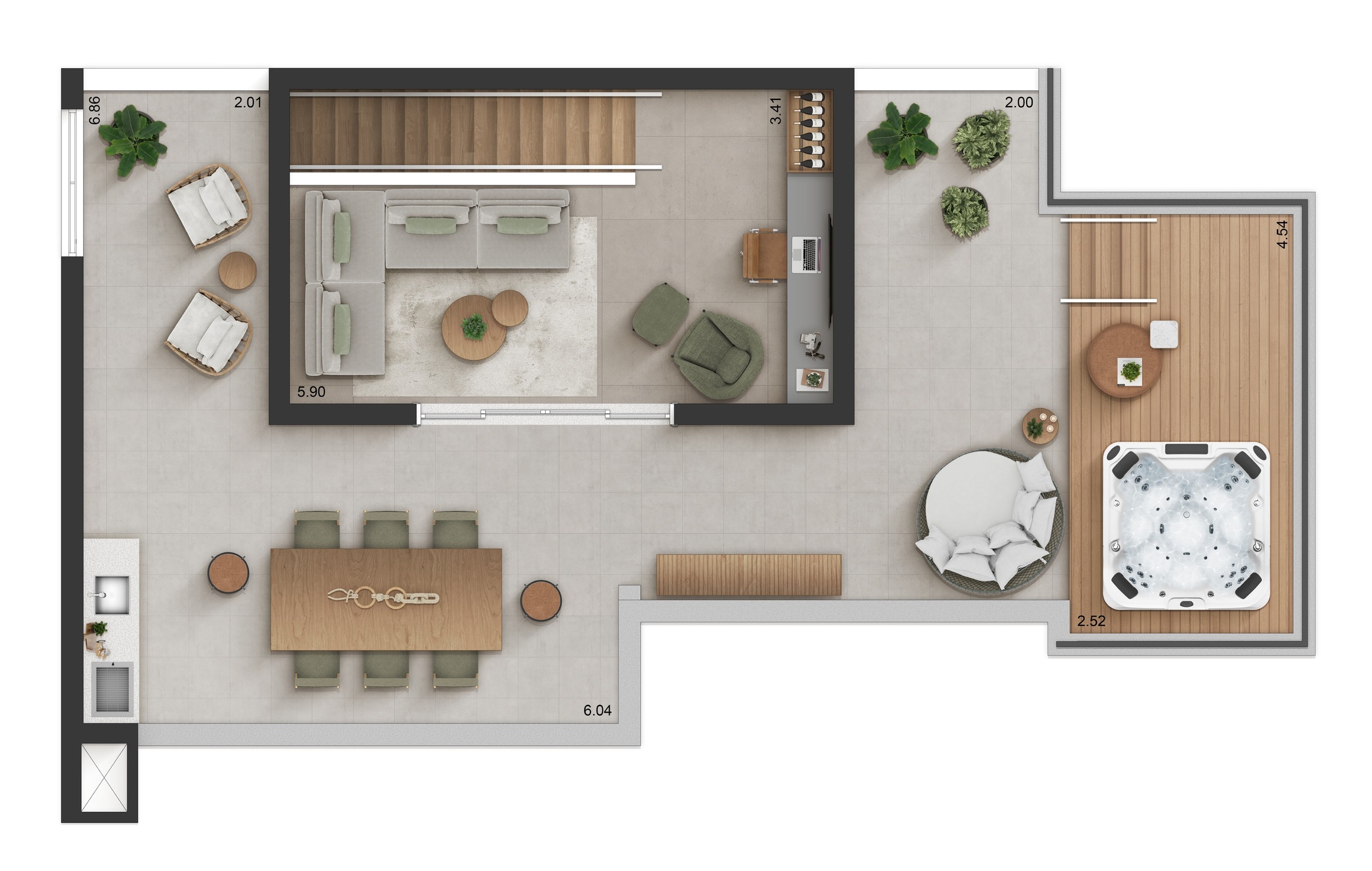 Apartamento à venda com 167m², 3 quartos com vaga - 25