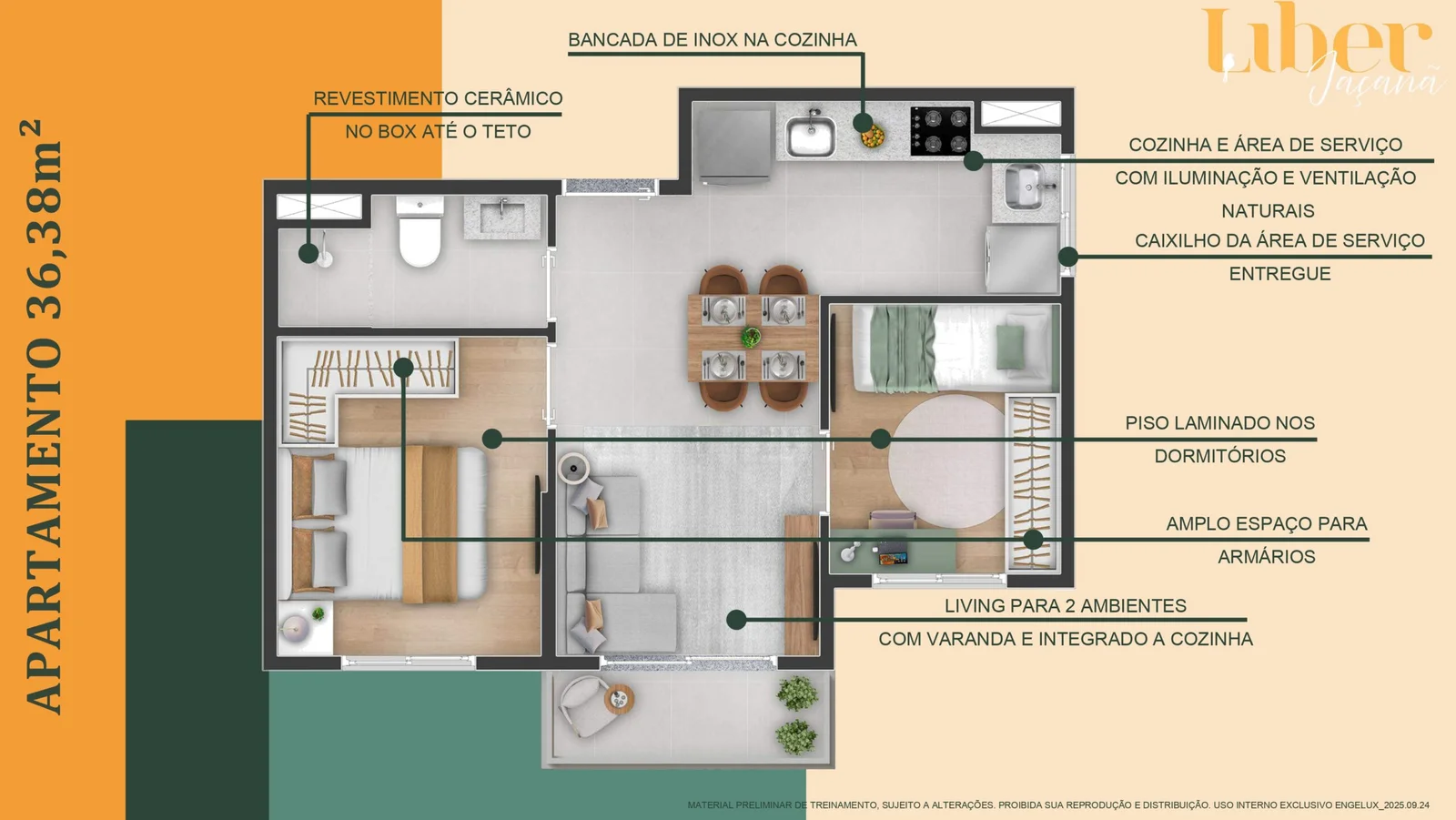 Apartamento à venda com 36m², 2 quartos sem vaga - 14