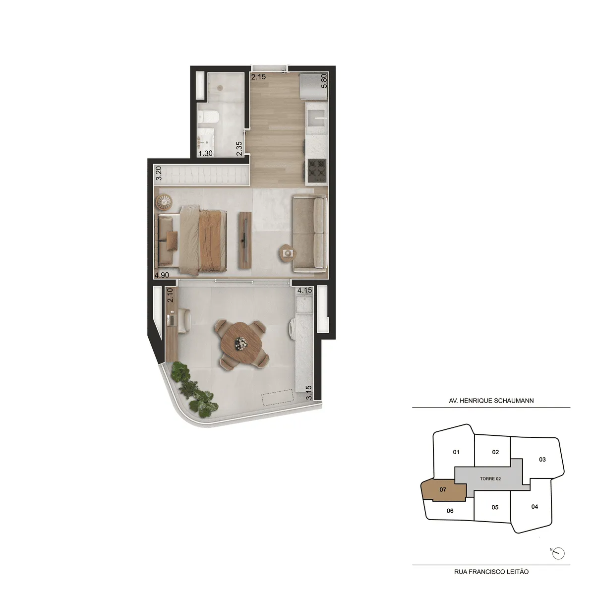 Apartamento à venda com 44m², 0 quartos sem vaga - 8