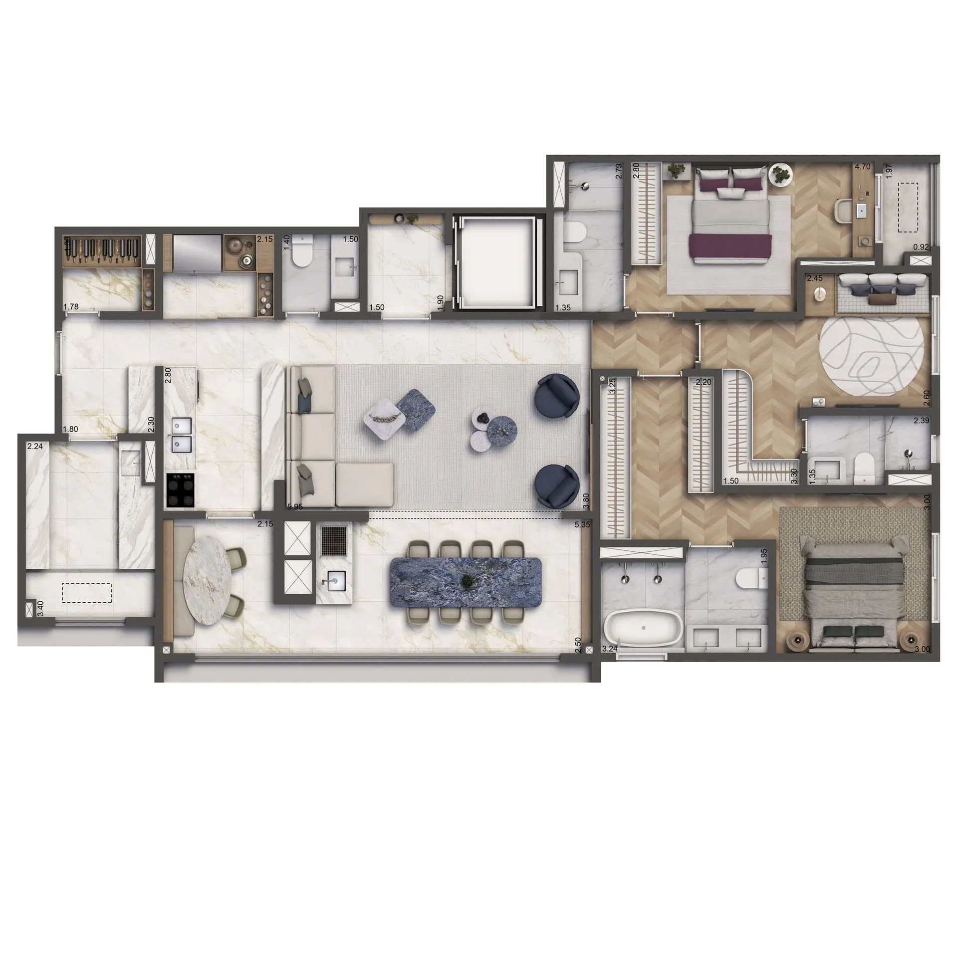 Apartamento à venda com 149m², 3 quartos com vaga - 17