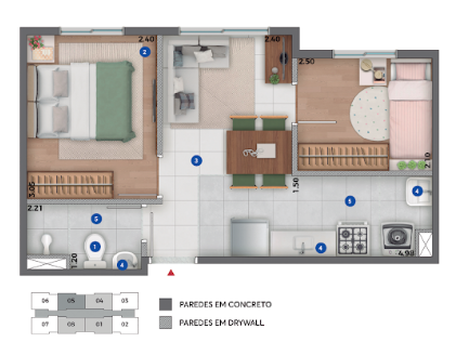 Apartamento à venda com 32m², 2 quartos sem vaga - 29