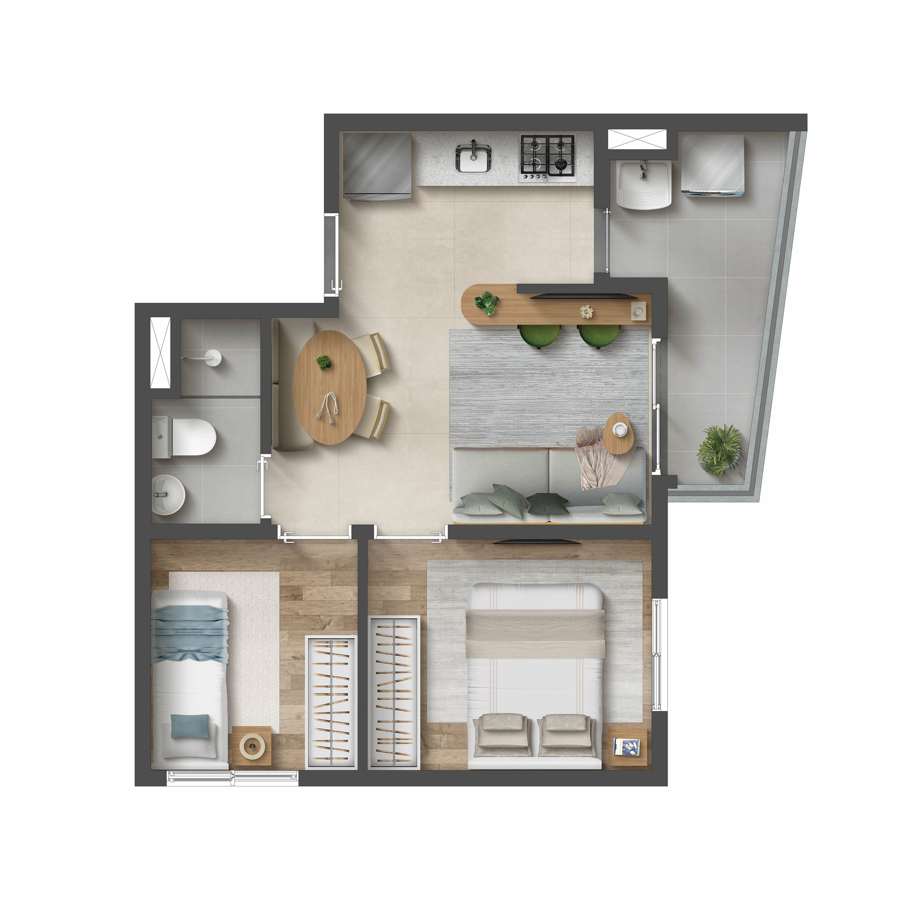 Apartamento à venda com 38m², 2 quartos sem vaga - 29