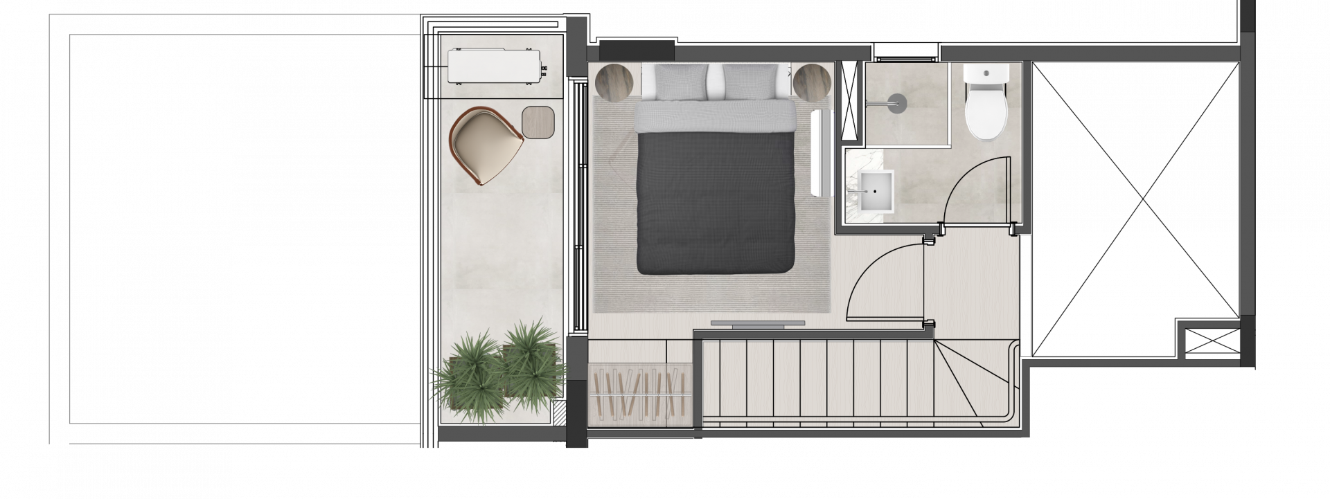 Apartamento à venda com 62m², 1 quarto com vaga - 36