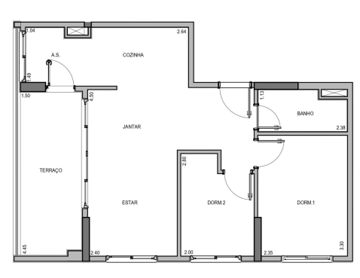 Apartamento à venda com 43m², 2 quartos sem vaga - 16