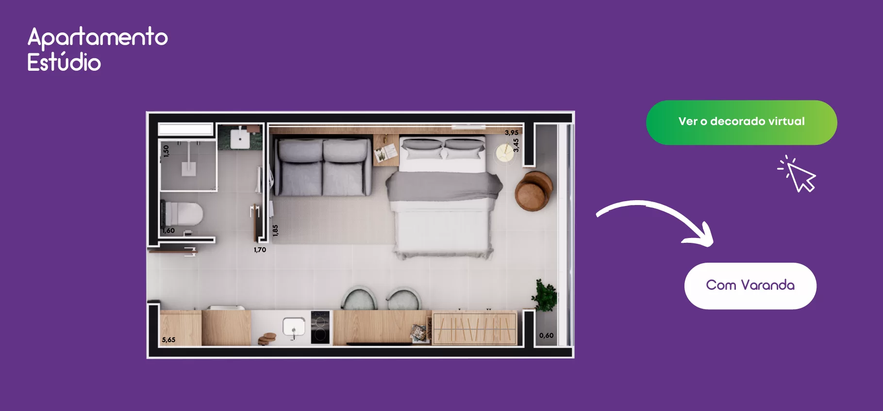 Studio à venda com 24m², 0 quartos sem vaga - 7