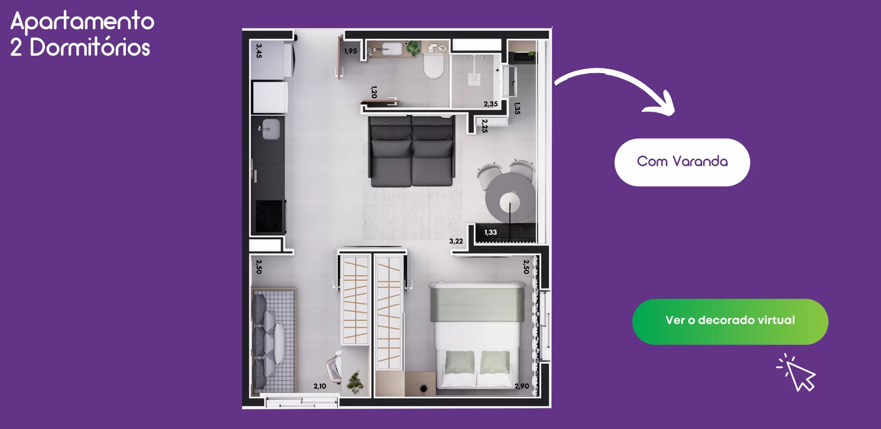 Apartamento à venda com 36m², 2 quartos sem vaga - 7