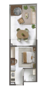 Apartamento à venda com 39m², 1 quarto sem vaga - 6