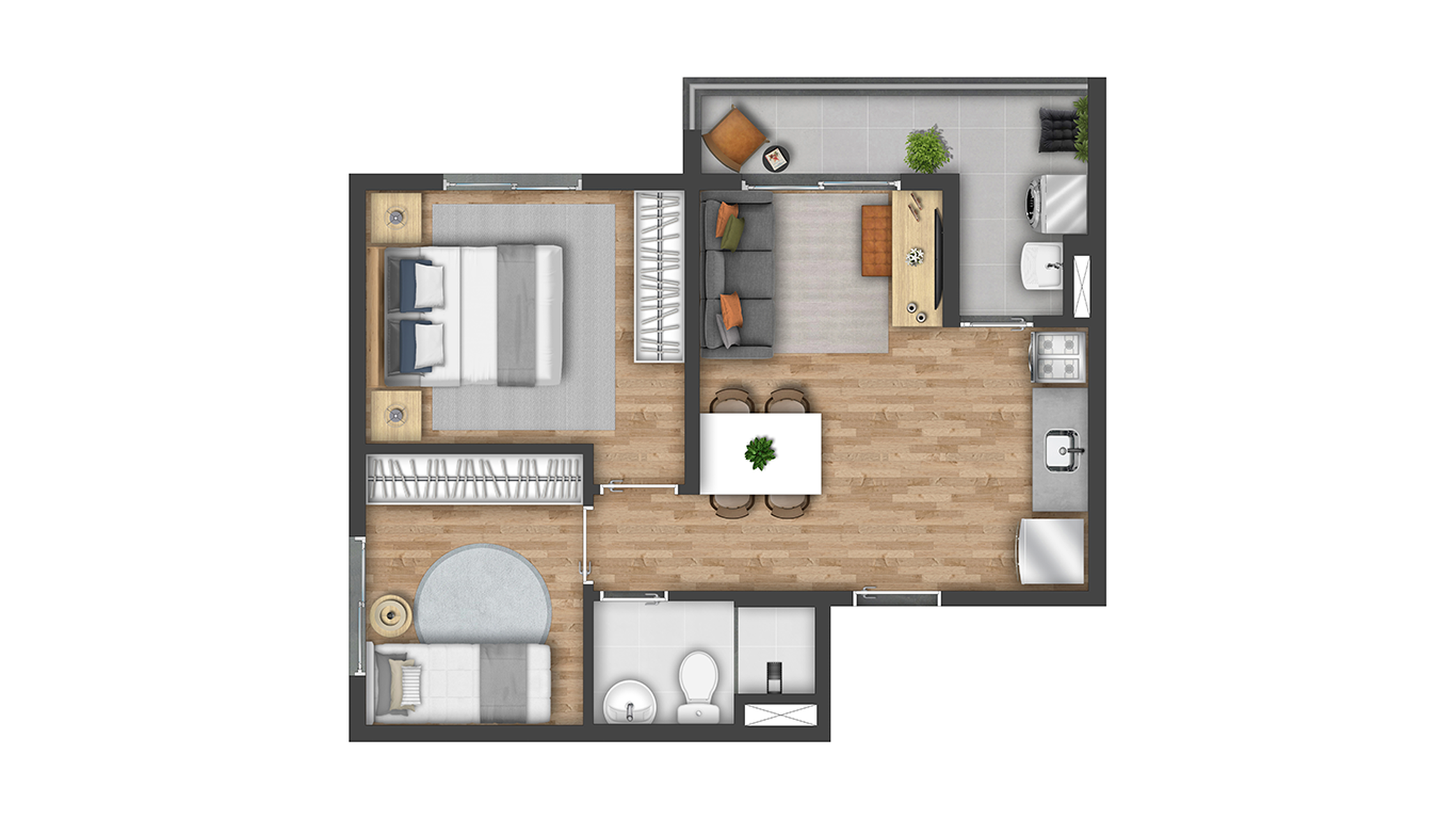 Apartamento à venda com 41m², 2 quartos sem vaga - 16