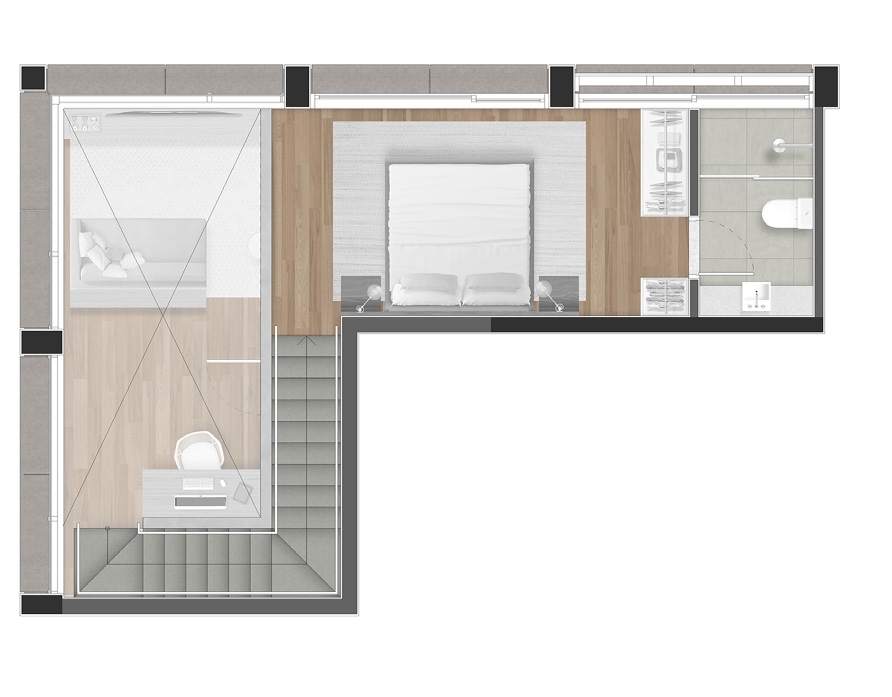 Apartamento à venda com 68m², 1 quarto com vaga - 11