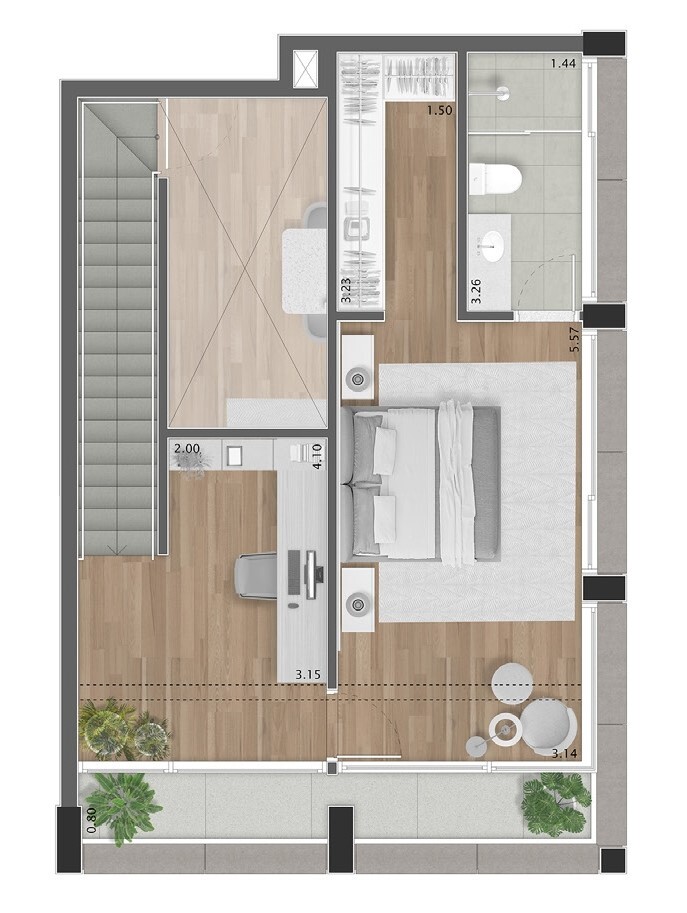 Apartamento à venda com 116m², 1 quarto com vaga - 11