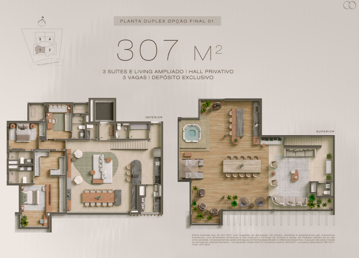 Apartamento à venda com 307m², 3 quartos com vaga - 19