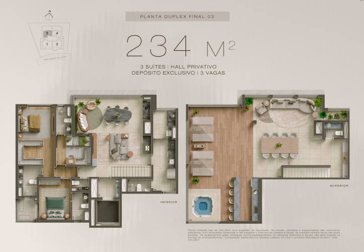 Apartamento à venda com 234m², 3 quartos com vaga - 19