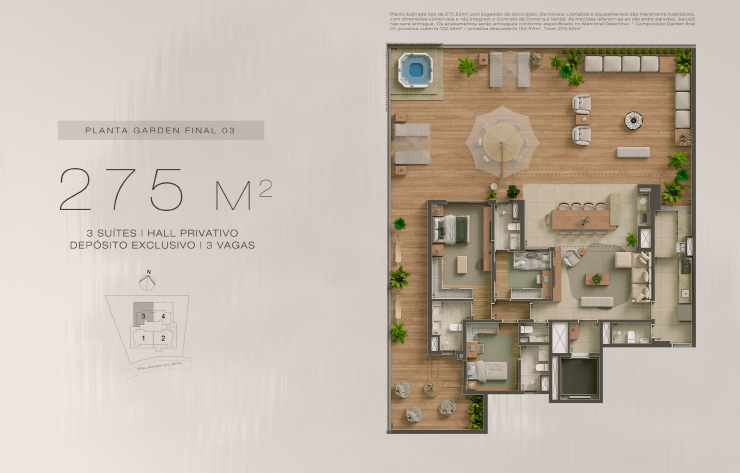 Apartamento à venda com 275m², 3 quartos com vaga - 19