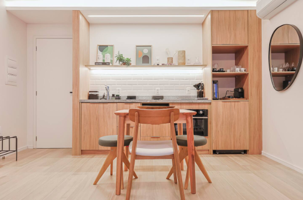 Apartamento à venda com 33m², 1 quarto sem vaga - 18