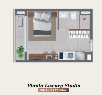Studio à venda com 23m², 0 quartos sem vaga - 19