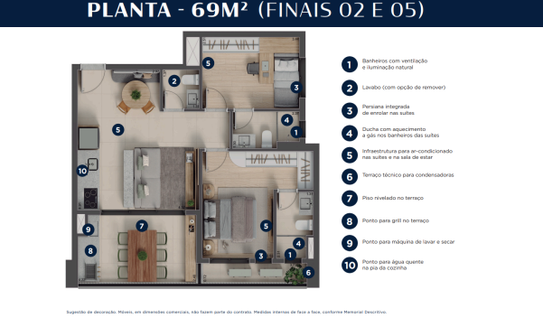 Apartamento à venda com 69m², 2 quartos com vaga - 26
