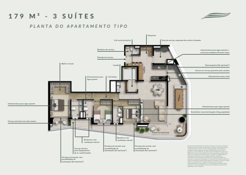 Apartamento à venda com 179m², 3 quartos sem vaga - 14