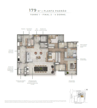 Apartamento à venda com 179m², 4 quartos com vaga - 17