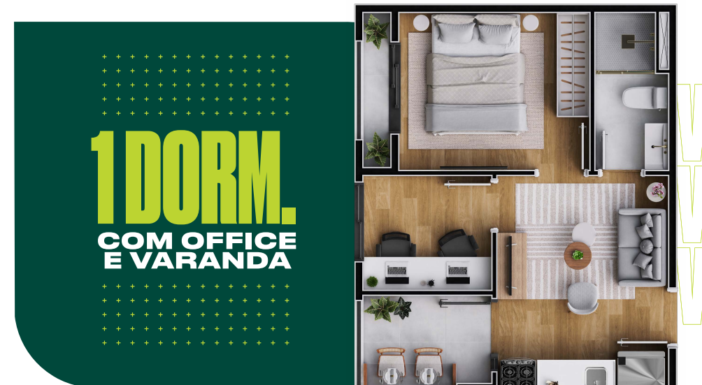 Apartamento à venda com 28m², 1 quarto sem vaga - 27