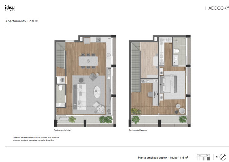 Apartamento à venda com 115m², 1 quarto com vaga - 7