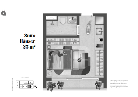 Studio à venda com 25m², 0 quartos sem vaga - 11