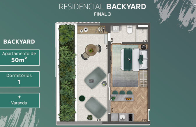 Apartamento à venda com 50m², 1 quarto sem vaga - 6
