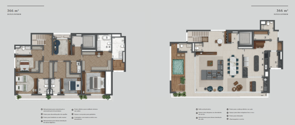 Apartamento à venda com 366m², 4 quartos com vaga - 15