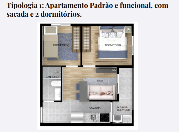 Apartamento à venda com 35m², 2 quartos sem vaga - 6