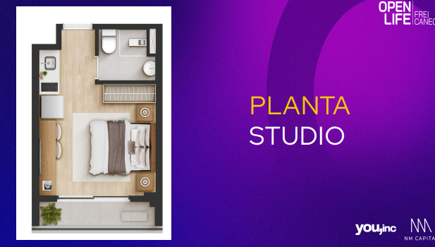 Studio à venda com 22m², 0 quartos sem vaga - 11