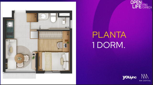 Apartamento à venda com 24m², 1 quarto sem vaga - 11