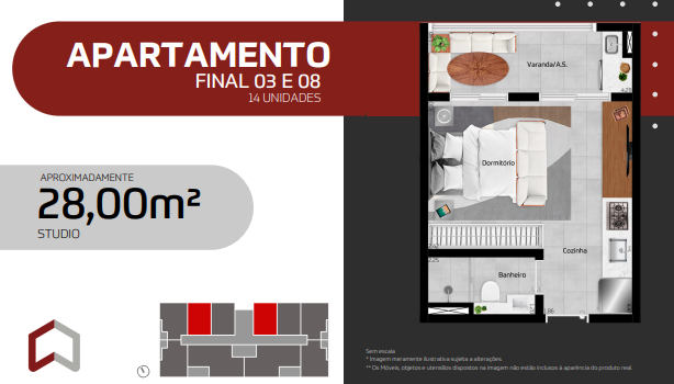 Apartamento à venda com 28m², 0 quartos sem vaga - 7