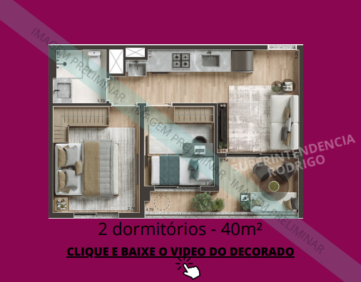 Apartamento à venda com 40m², 2 quartos sem vaga - 6