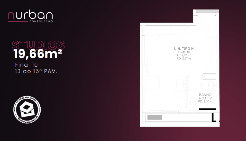 Apartamento à venda com 19m², 0 quartos sem vaga - 5