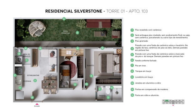 Apartamento à venda com 35m², 2 quartos sem vaga - 9