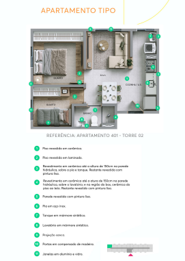 Apartamento à venda com 36m², 2 quartos sem vaga - 4