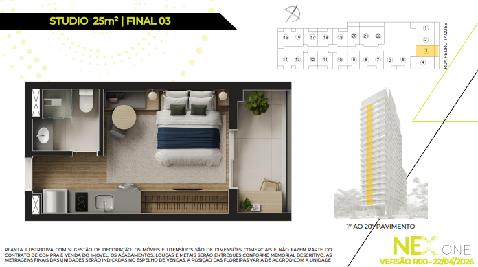 Studio à venda com 25m², 0 quartos sem vaga - 10