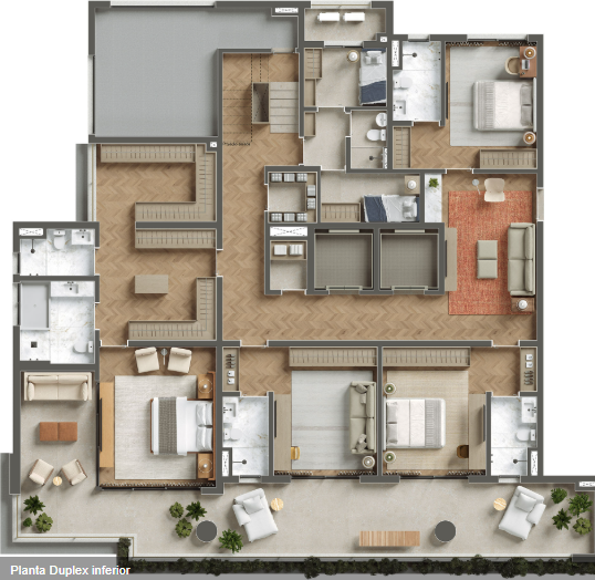 Apartamento à venda com 588m², 4 quartos com vaga - 16