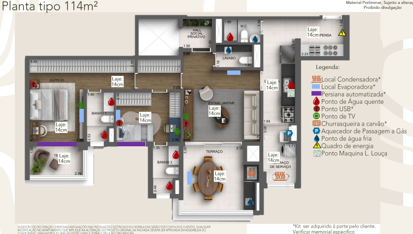 Apartamento à venda com 114m², 2 quartos com vaga - 28