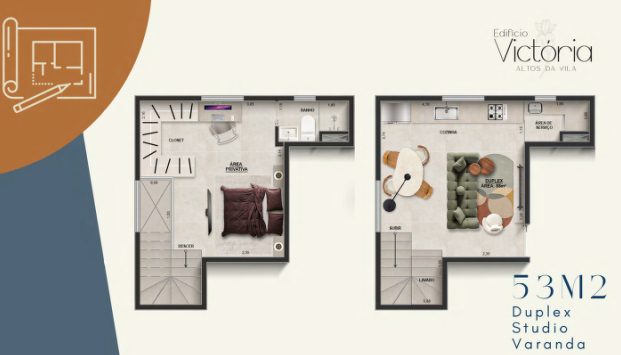 Apartamento à venda com 53m², 2 quartos com vaga - 6